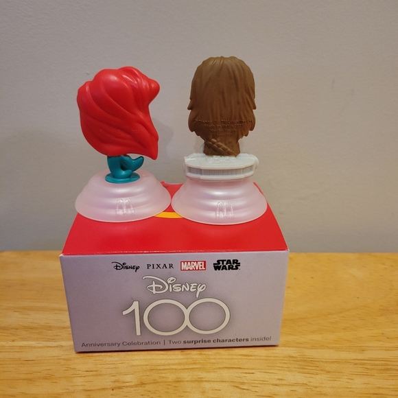Disney 100 McDonald's toys- Ariel/Chewbacca - Picture 2 of 2